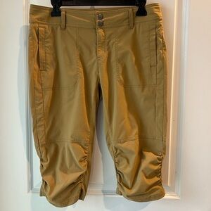 Prana tan Casual capri Pants. Size 10